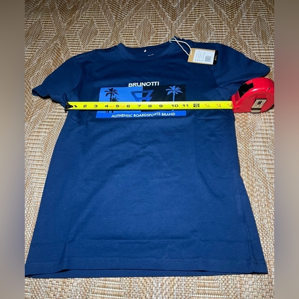 BRUNOTTI Big Boys Logo Dark Blue/Navy Tshirt, Size 12Y, Brand New, NWT - Picture 7 of 9